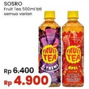 Promo Harga Sosro Fruit Tea All Variants 500 ml - Indomaret