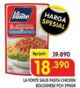 Promo Harga La Fonte Saus Pasta Chicken Flavour Bolognese 290 gr - Superindo