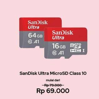 Promo Harga Sandisk Memory Card SDSQUA4  - Erafone