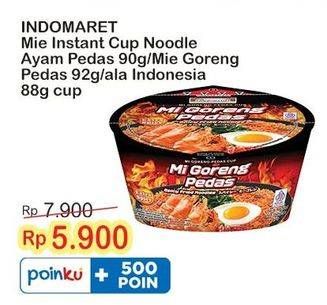 Promo Harga Indomaret Instant Cup Noodle Ayam Pedas 90 gr - Indomaret