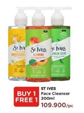 Promo Harga ST IVES Face Cleanser All Variants 200 ml - Watsons