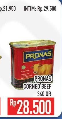 Promo Harga PRONAS Corned Beef 340 gr - Hypermart