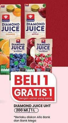 Promo Harga Diamond Juice 200 ml - Carrefour