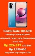 Promo Harga Xiaomi Redmi Note 10s 6 GB + 64 GB, 6 GB + 128 GB, 8 GB + 128 GB  - Erafone
