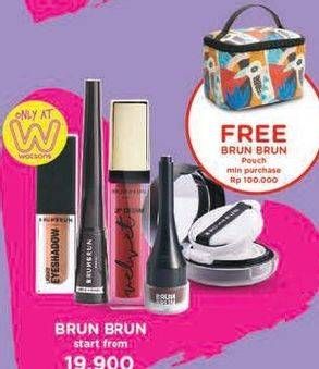 Promo Harga BRUNBRUN Products  - Watsons