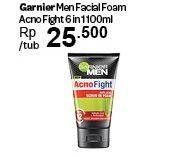 Promo Harga GARNIER MEN Facial Wash AcnoFight Foam 100 ml - Carrefour