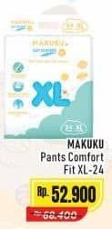 Promo Harga Makuku Comfort Fit Diapers Pants XL24 24 pcs - Alfamart