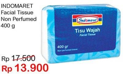 Promo Harga INDOMARET Facial Tissue Non Perfumed 400 gr - Indomaret