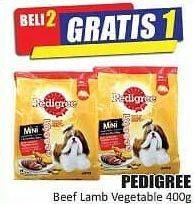 Promo Harga PEDIGREE Makanan Anjing Beef Lamb Vegetable 400 gr - Hari Hari