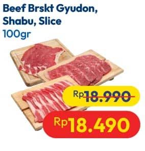 Promo Harga Brisket Gyudon/Shabu/Slice  - Hypermart