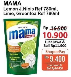 MAMA Lemon J.Nipis Ref 780ml, MAMA Lime Green Tea Ref 780ml