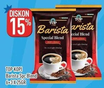 Promo Harga Top Coffee Barista Special Blend per 9 pcs 25 gr - Hypermart