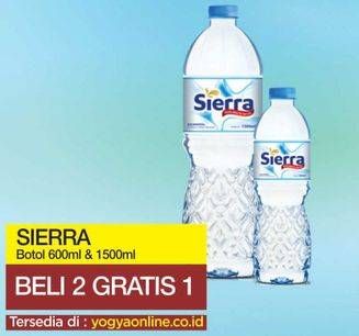 Promo Harga SIERRA Air Mineral  - Yogya