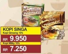 Promo Harga SINGA Kopi Ginseng/Milky  - Yogya