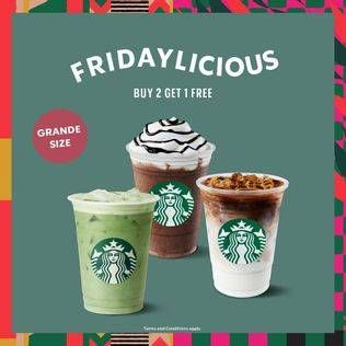 Promo Harga Fridaylicious  - Starbucks