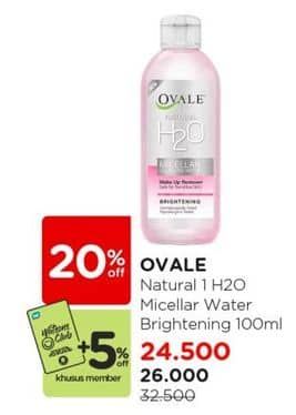 Ovale Natural H2O Micellar Water