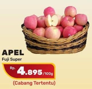 Promo Harga Apel Fuji Super per 100 gr - Yogya