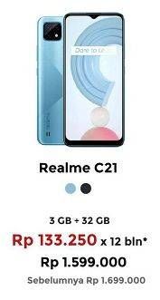 Promo Harga REALME C21 Cross Black 3GB/32GB, Cross Blue 3GB/32GB  - Erafone