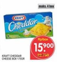 Promo Harga KRAFT Cheese Cheddar 175 gr - Superindo