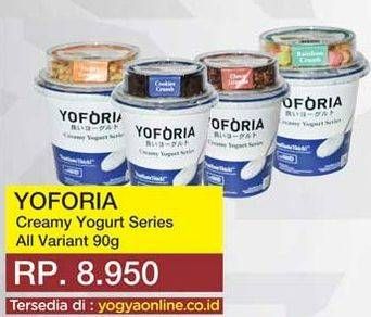 Promo Harga YOFORIA Yoghurt All Variants 90 gr - Yogya