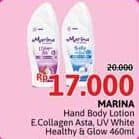 Promo Harga Marina Hand Body Lotion UV White Collagen Asta, UV White Healthy Glow 460 ml - Alfamidi
