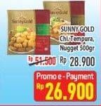 Promo Harga SUNNY GOLD Chicken Nugget/ Tempura 500 gr - Hypermart