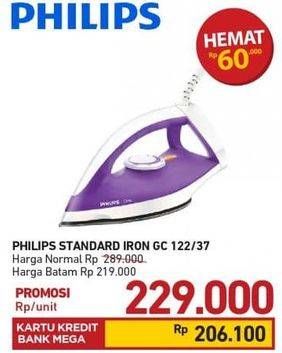 Promo Harga PHILIPS Iron GC122 37  - Carrefour