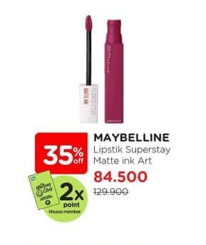 Promo Harga Maybelline Super Stay Matte Ink 120 Artist 5 ml - Watsons