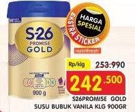 Promo Harga S26 Promise Gold Susu Pertumbuhan Vanilla 900 gr - Superindo