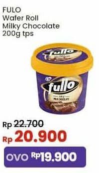 Promo Harga Fullo Wafer Roll Milk Chocolate 200 gr - Indomaret
