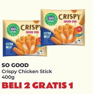 Promo Harga So Good Crispy Chicken Nugget 400 gr - Yogya