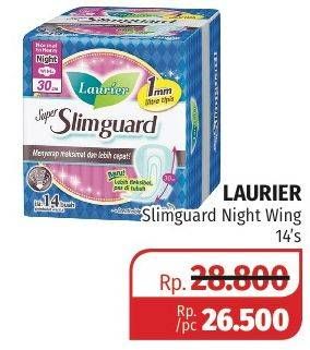 Promo Harga Laurier Super Slimguard Night 30cm 14 pcs - Lotte Grosir