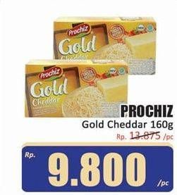 Promo Harga PROCHIZ Gold Cheddar 160 gr - Hari Hari