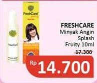 Promo Harga FRESH CARE Minyak Angin Aromatherapy Splash Fruity 10 ml - Alfamidi