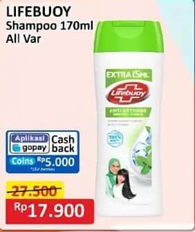 Promo Harga Lifebuoy Shampoo All Variants 170 ml - Alfamart