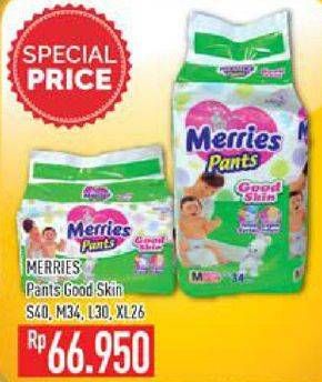 Promo Harga Merries Pants Good Skin S40, M34, L30, XL26  - Hypermart