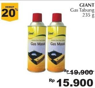 Promo Harga GIANT Gas Tabung 235 gr - Giant