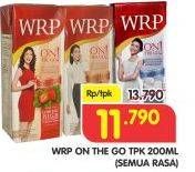 Promo Harga WRP Susu Cair On The Go All Variants 200 ml - Superindo