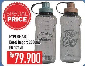 Promo Harga HYPERMART Water Bottle PR17170 2000 ml - Hypermart