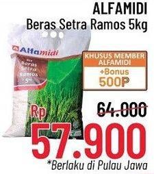 Promo Harga Alfamidi Beras Setra Ramos 5 kg - Alfamidi