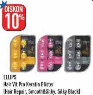 Promo Harga ELLIPS Hair Vitamin Hair Repair, Smooth Silky, Black  - Hypermart