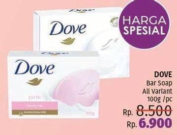 Promo Harga DOVE Bar Soap All Variants 100 gr - LotteMart