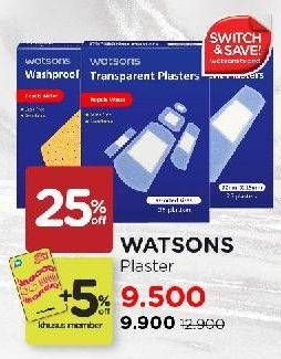 Promo Harga Watsons Plaster 20 pcs - Watsons
