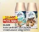 Promo Harga Glade Matic Spray Refill Lavender Vanilla, Ocean Escape, Elegant Vanilla Oud Wood 146 ml - Alfamart