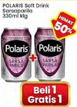 Promo Harga Polaris Soda Water 330 ml - Indomaret