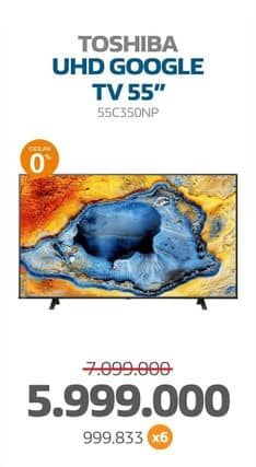 Promo Harga Toshiba 55C350NP  - Electronic City