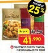 SUNNY GOLD Chicken Tempura, Chicken Karaage 500g