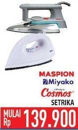 Promo Harga MASPION/MIYAKO/COSMOS Setrika  - Hypermart