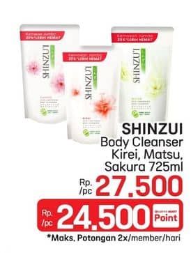Promo Harga Shinzui Body Cleanser Kirei, Matsu, Sakura 725 ml - LotteMart