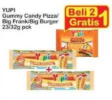 Promo Harga YUPI Candy Pizza, Big Frank, Big Burger 23 gr - Indomaret